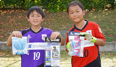 イベントを楽しむFC.Arbolの選手たち